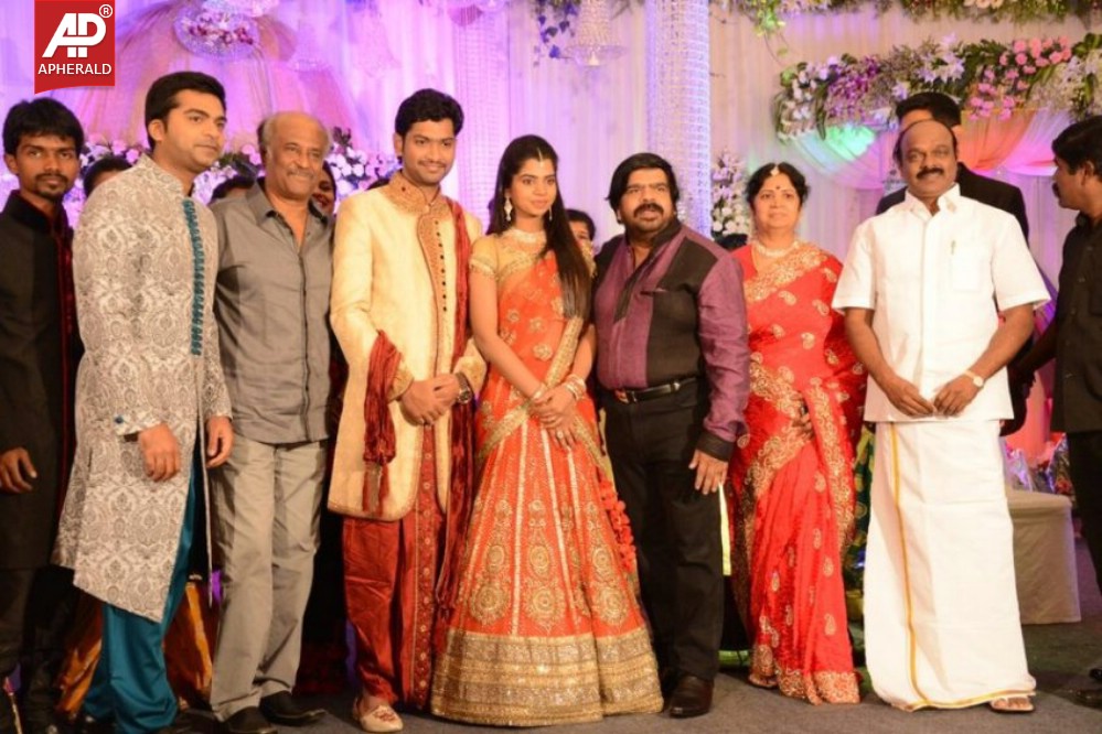 T Rajendar Daughter Ilakkiya Wedding Reception Photos