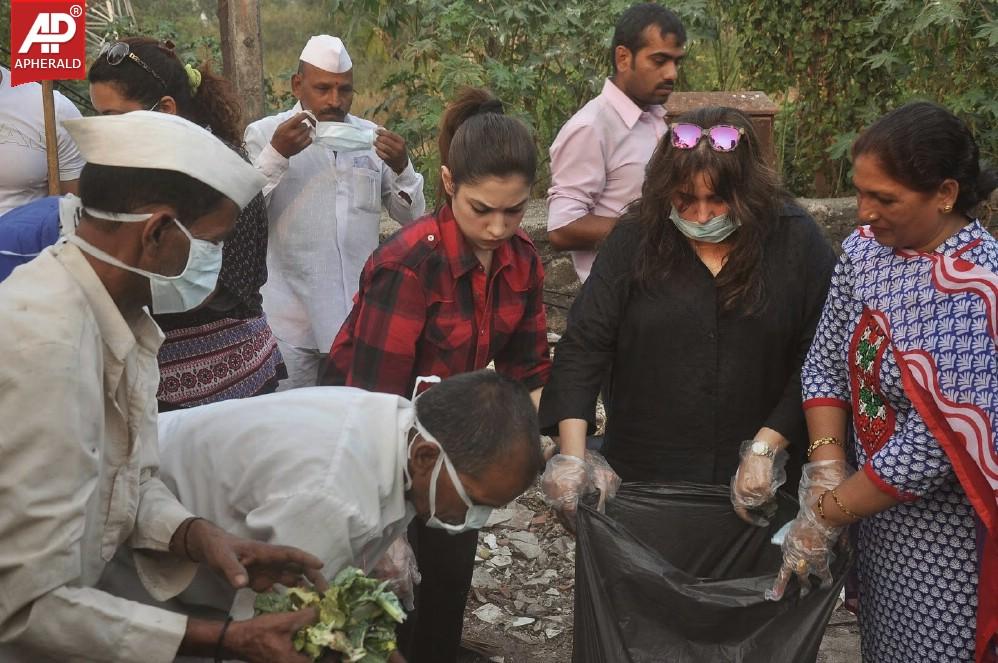 Tamanna Swatch Bharath photos