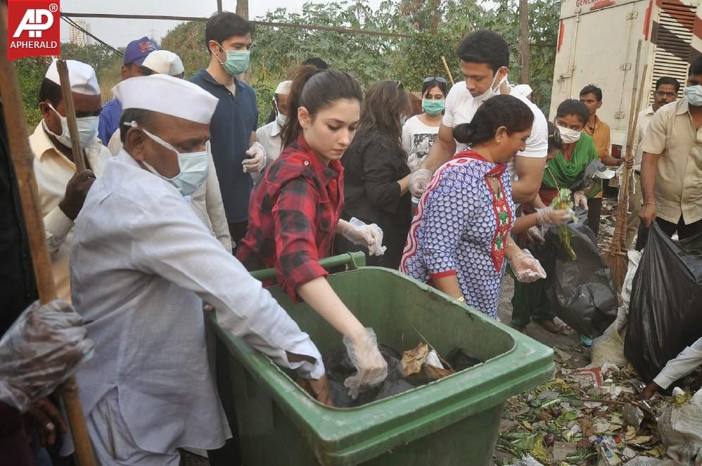 Tamanna Swatch Bharath photos
