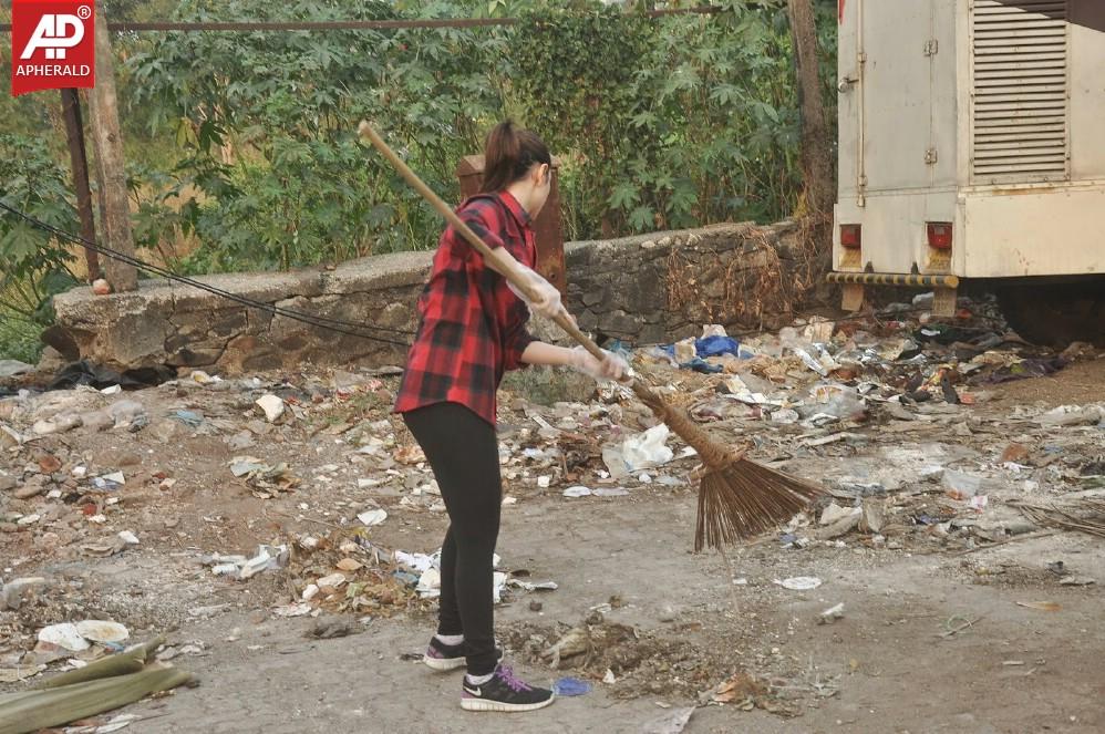 Tamanna Swatch Bharath photos