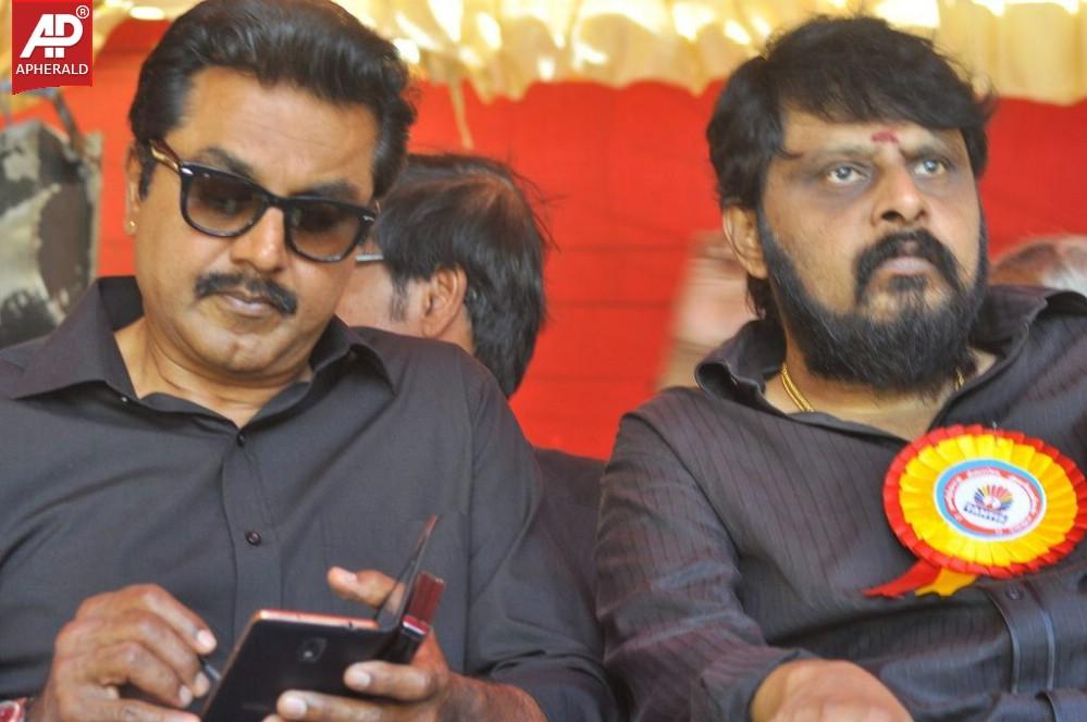 Tamil Film Industry Fasts Stills 