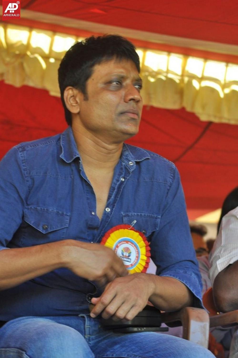 Tamil Film Industry Fasts Stills 