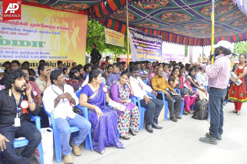 Tamilnadu Stage Dancers Union Protest