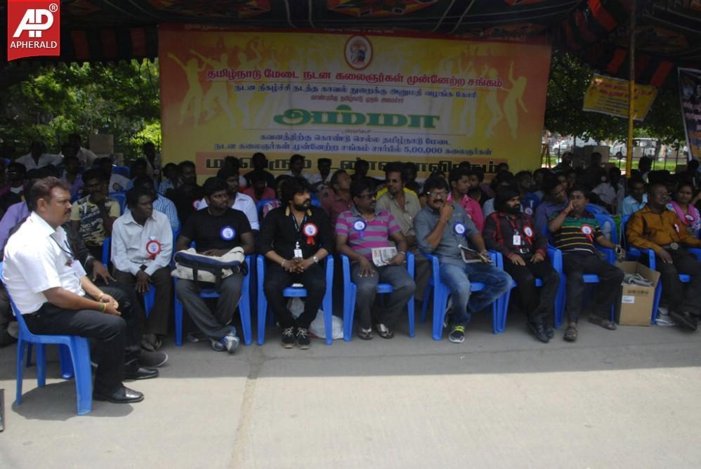 Tamilnadu Stage Dancers Union Protest