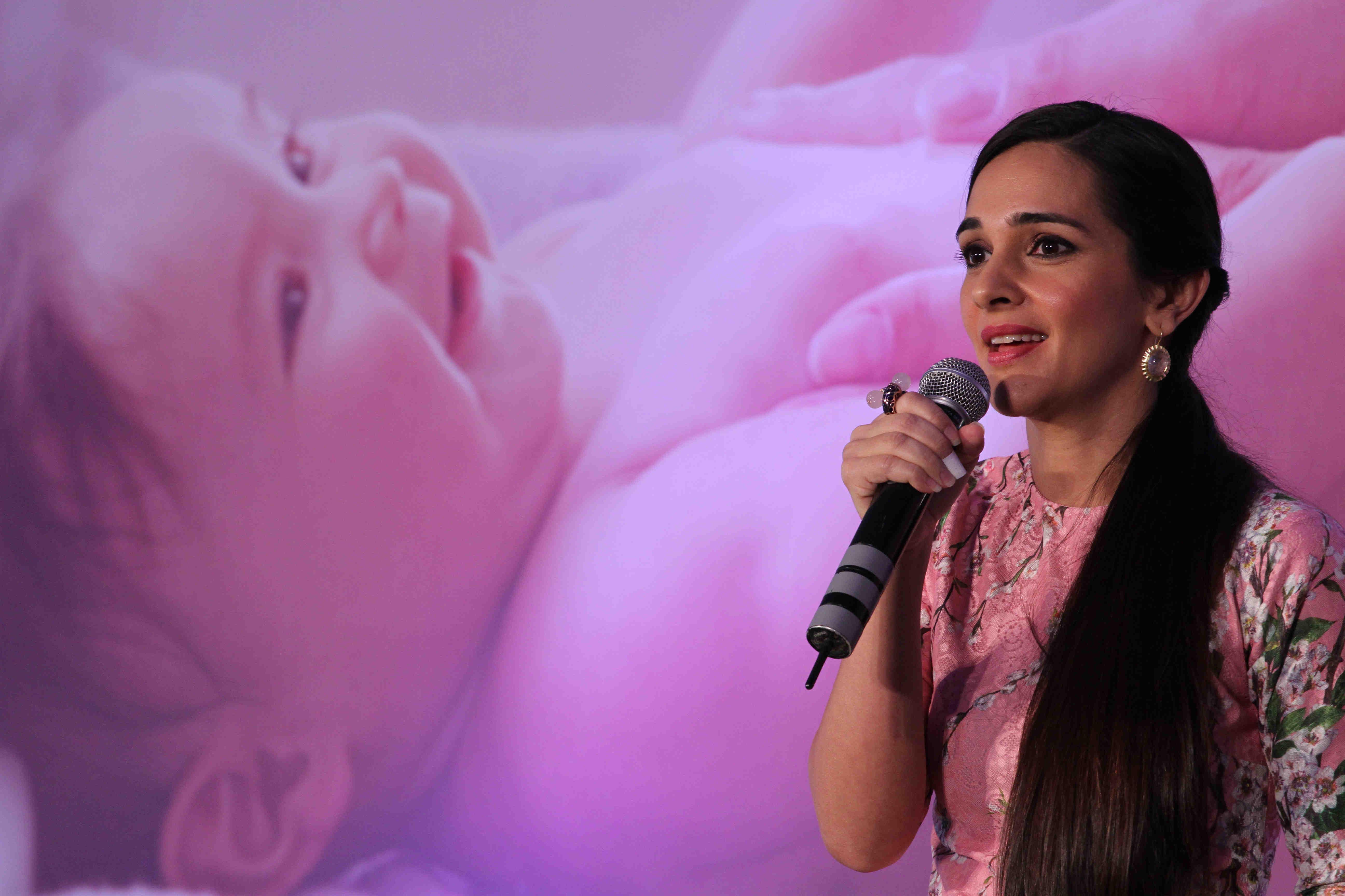 Tara Sharma at Johnson n Johnson Press Conference