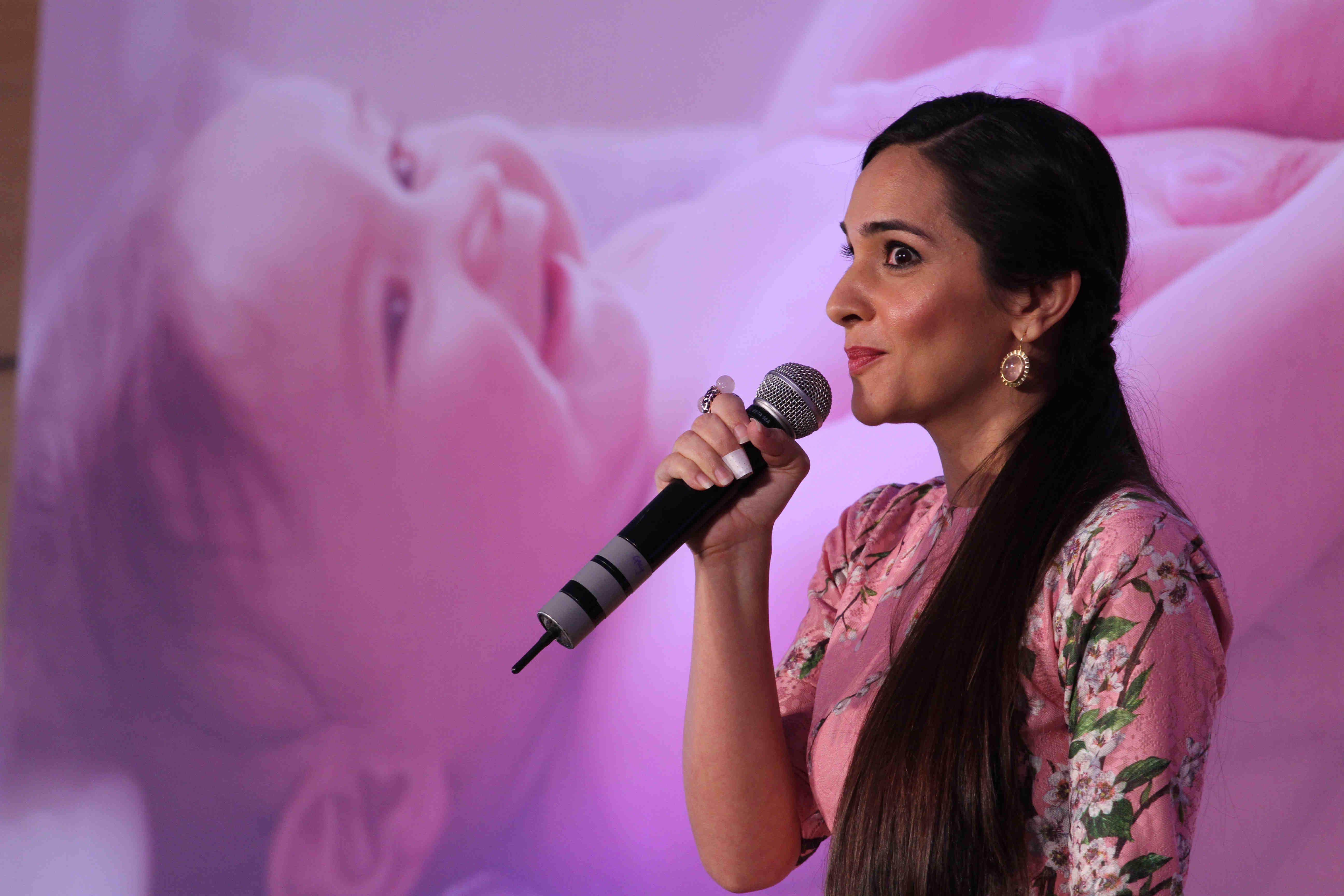 Tara Sharma at Johnson n Johnson Press Conference