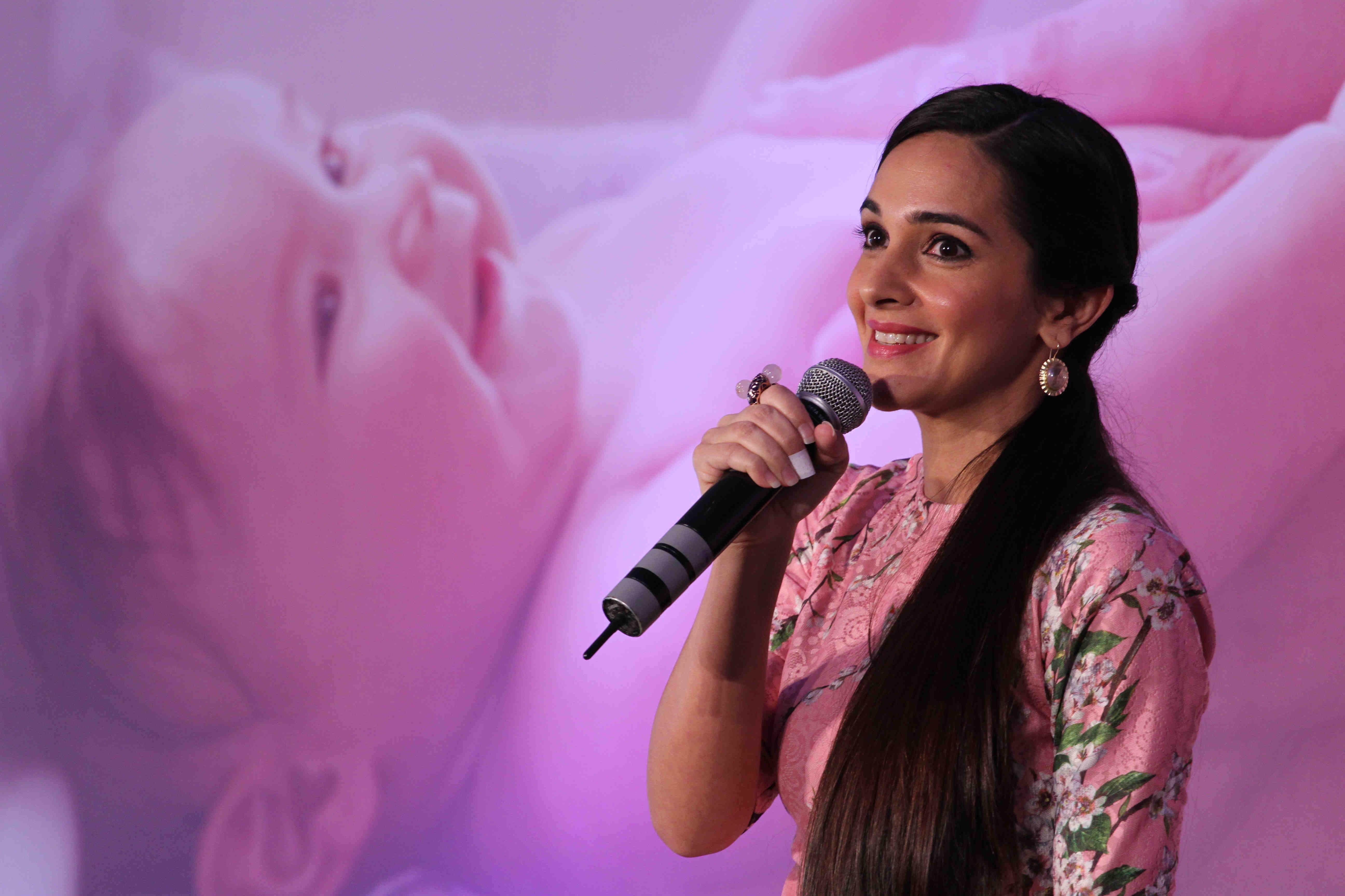 Tara Sharma at Johnson n Johnson Press Conference