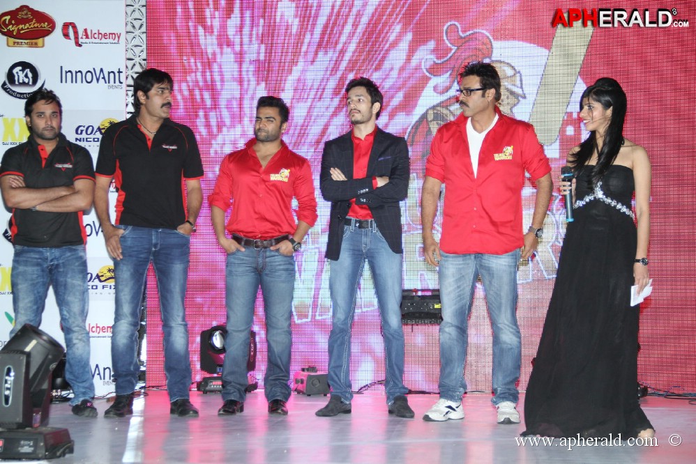 Telugu Warriors CCL Team Logo Launch 1