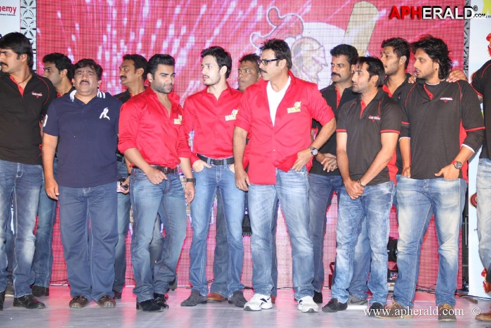 Telugu Warriors CCL Team Logo Launch 1
