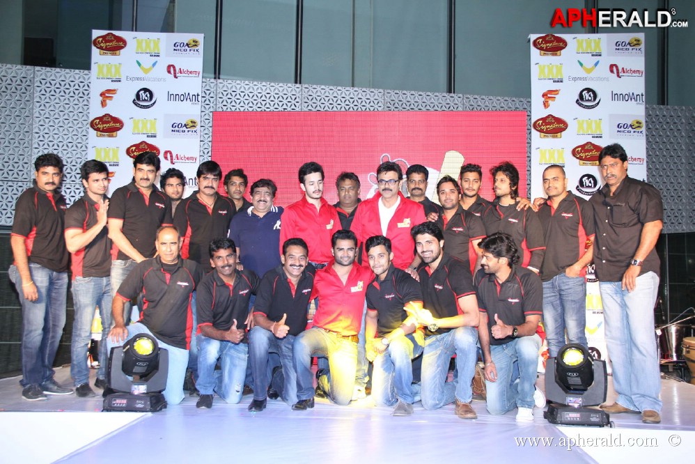 Telugu Warriors CCL Team Logo Launch 1