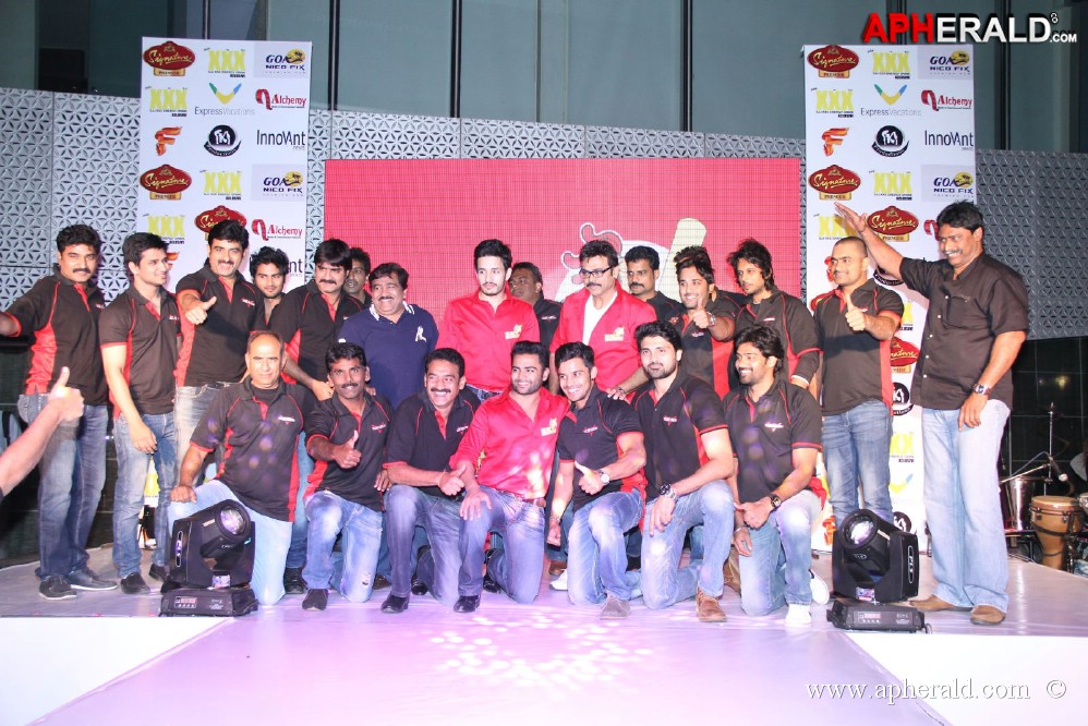 Telugu Warriors CCL Team Logo Launch 1