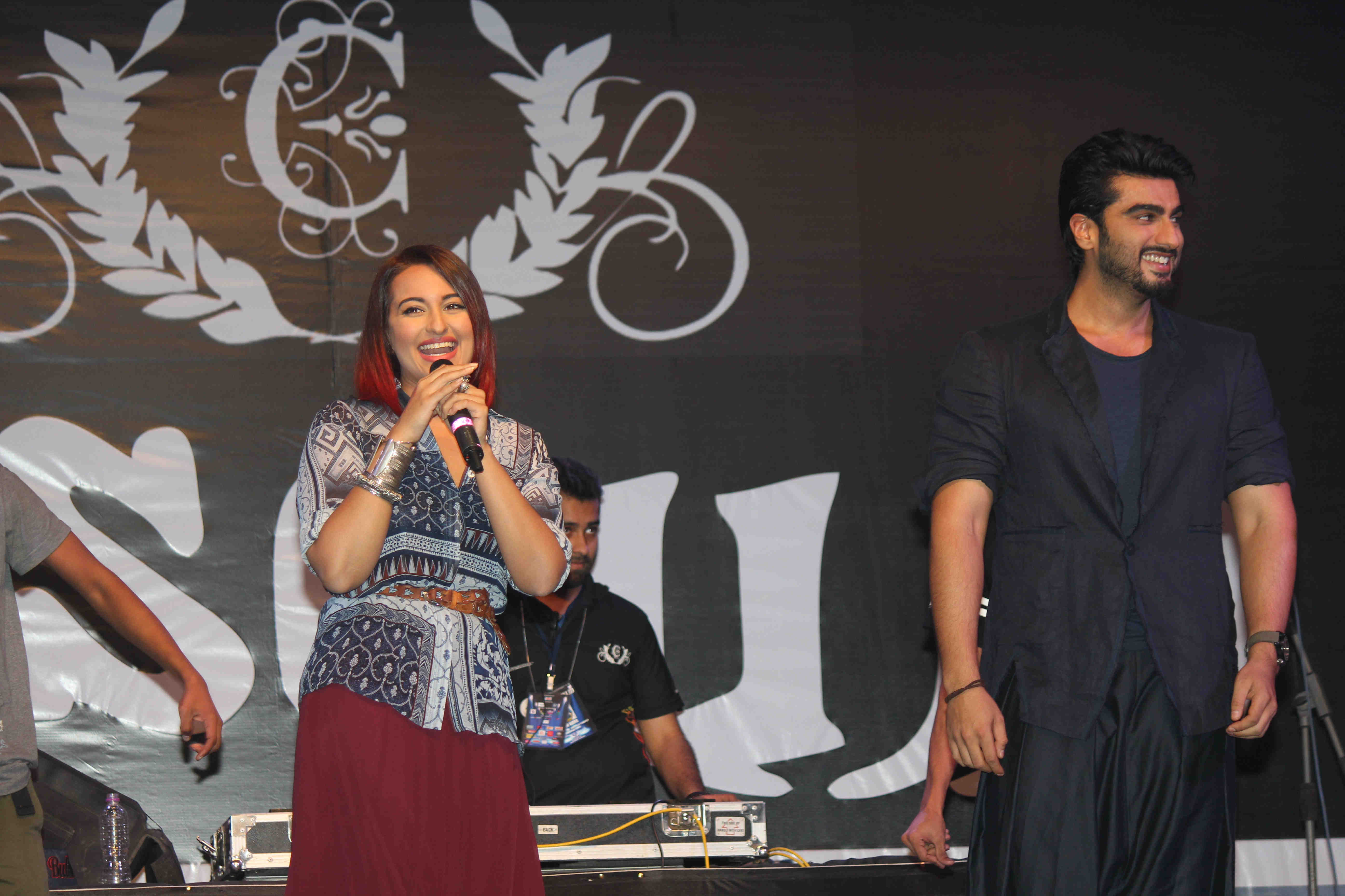 Tevar Movie Promotion at Mithibai College