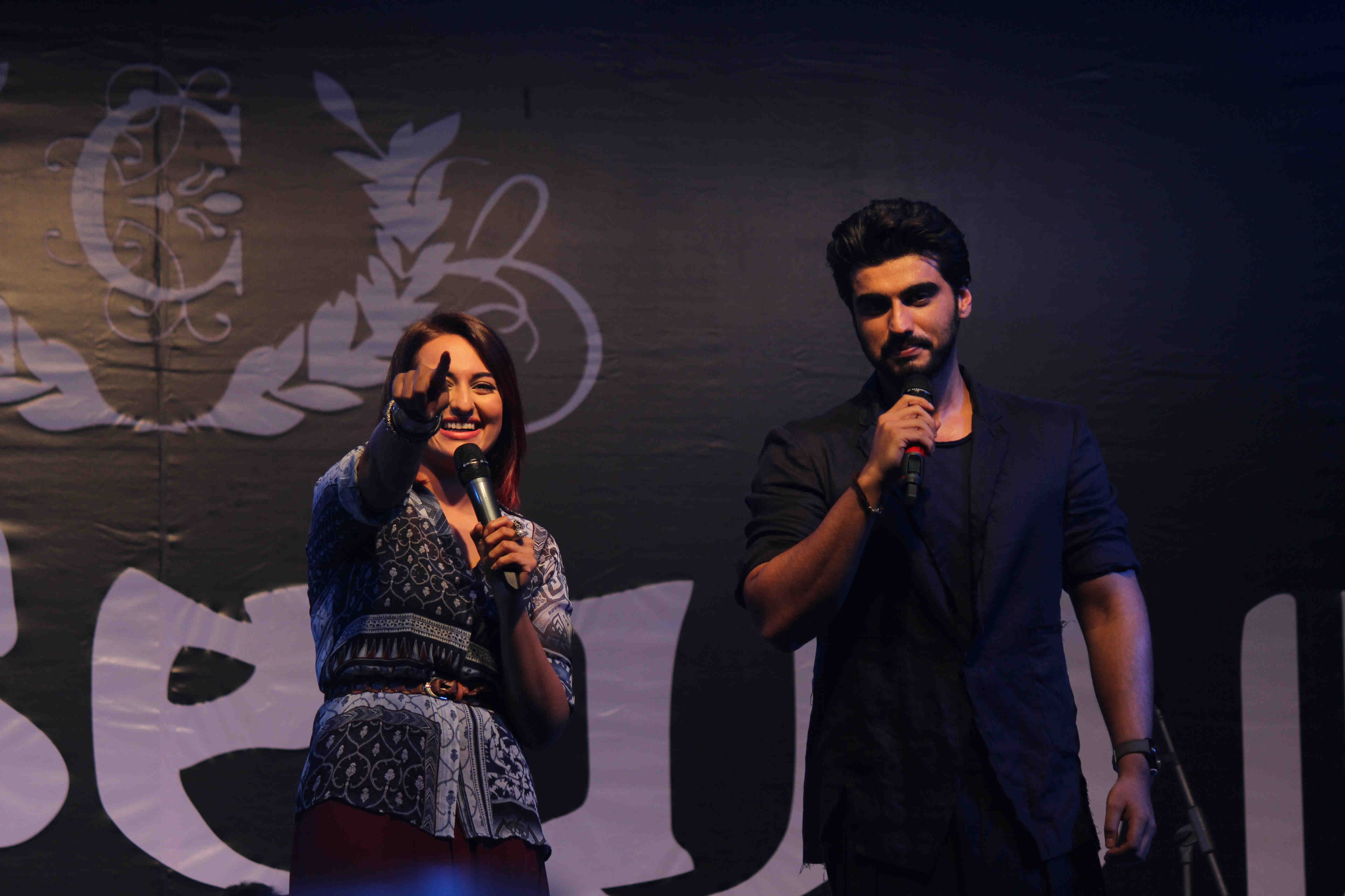 Tevar Movie Promotion at Mithibai College