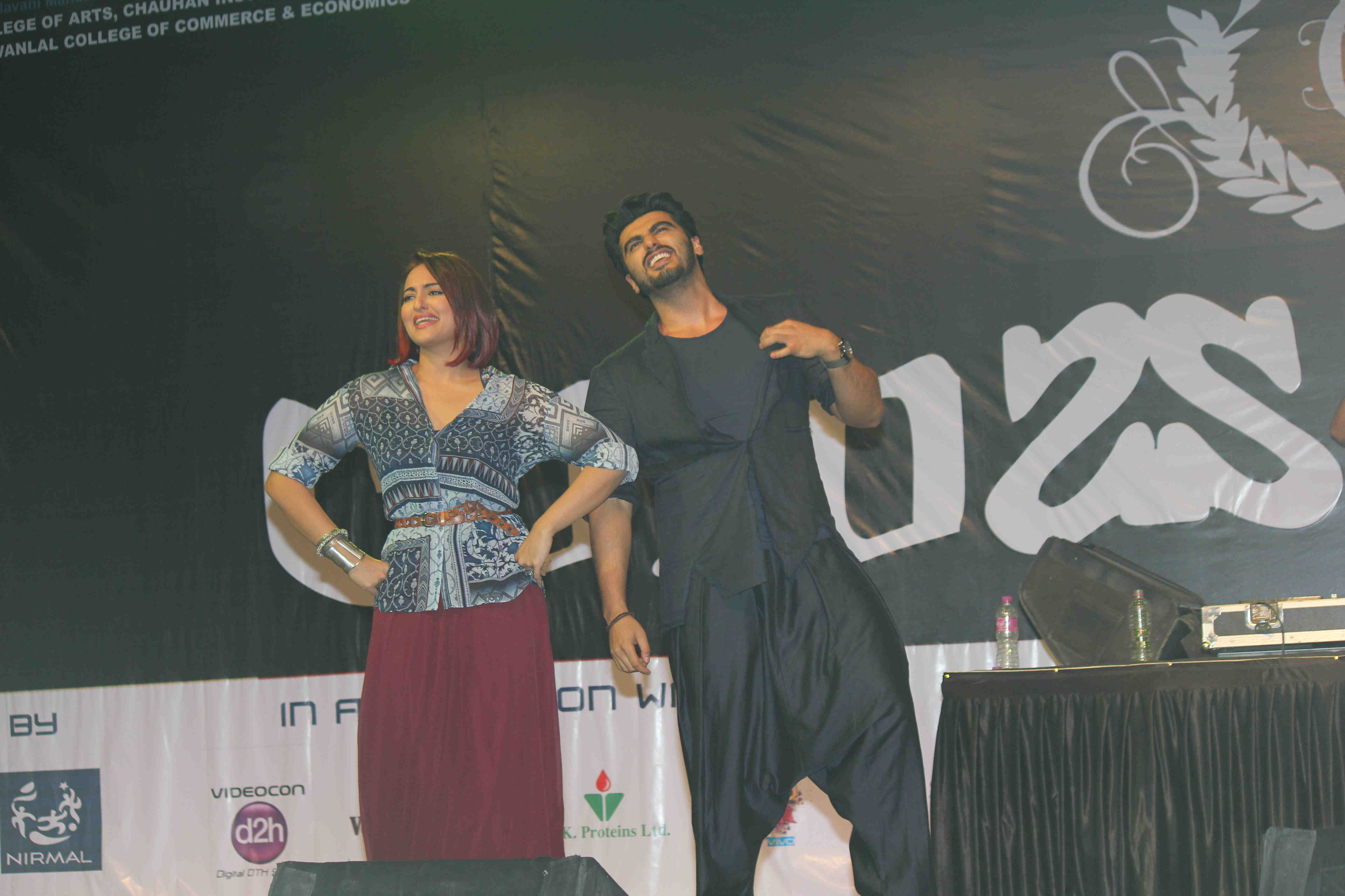 Tevar Movie Promotion at Mithibai College