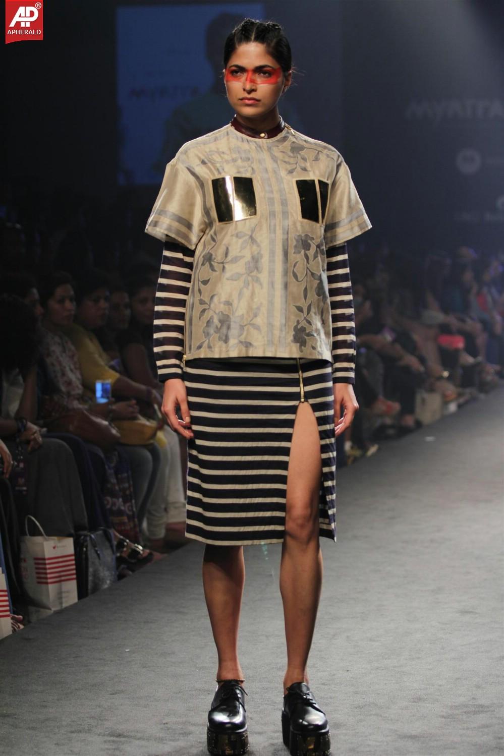 Models Ramp Walk at The Myntra Fashion Weekend 2014