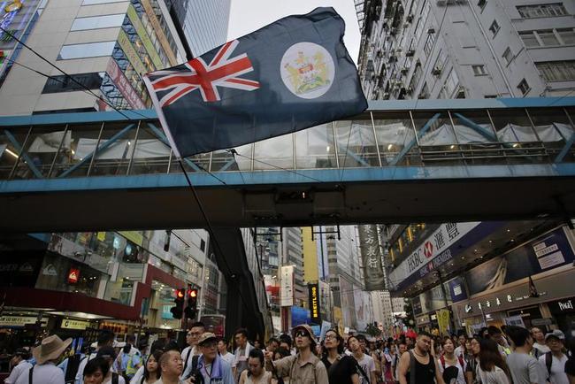 Thousands March for Democracy in Hong Kong Photos