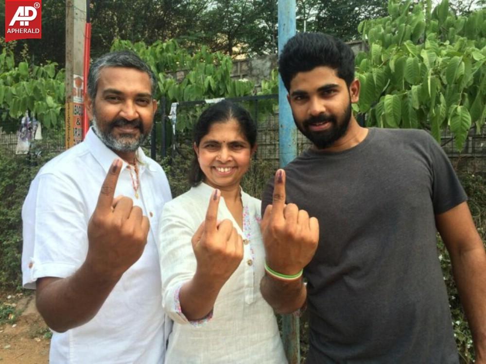 Tolly Celebs Votes for Lok Sabha Election 2014