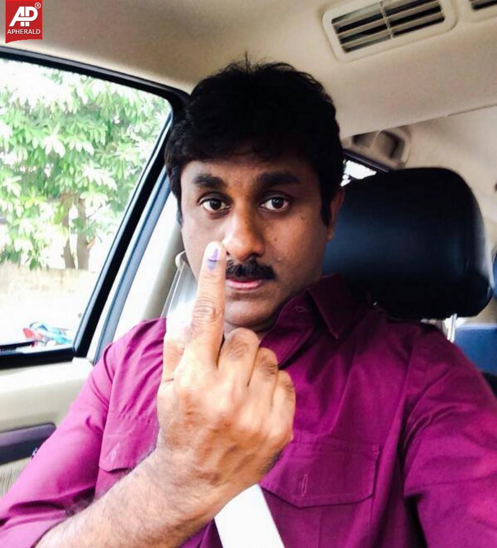 Tolly Celebs Votes for Lok Sabha Election 2014