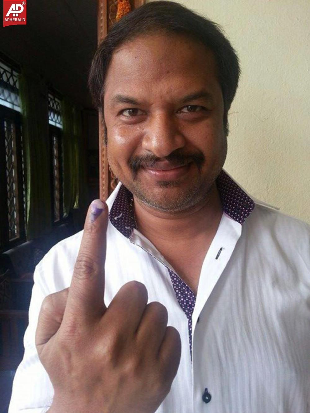 Tolly Celebs Votes for Lok Sabha Election 2014