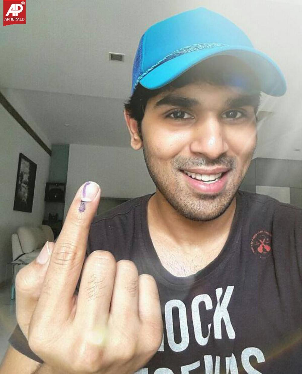 Tolly Celebs Votes for Lok Sabha Election 2014