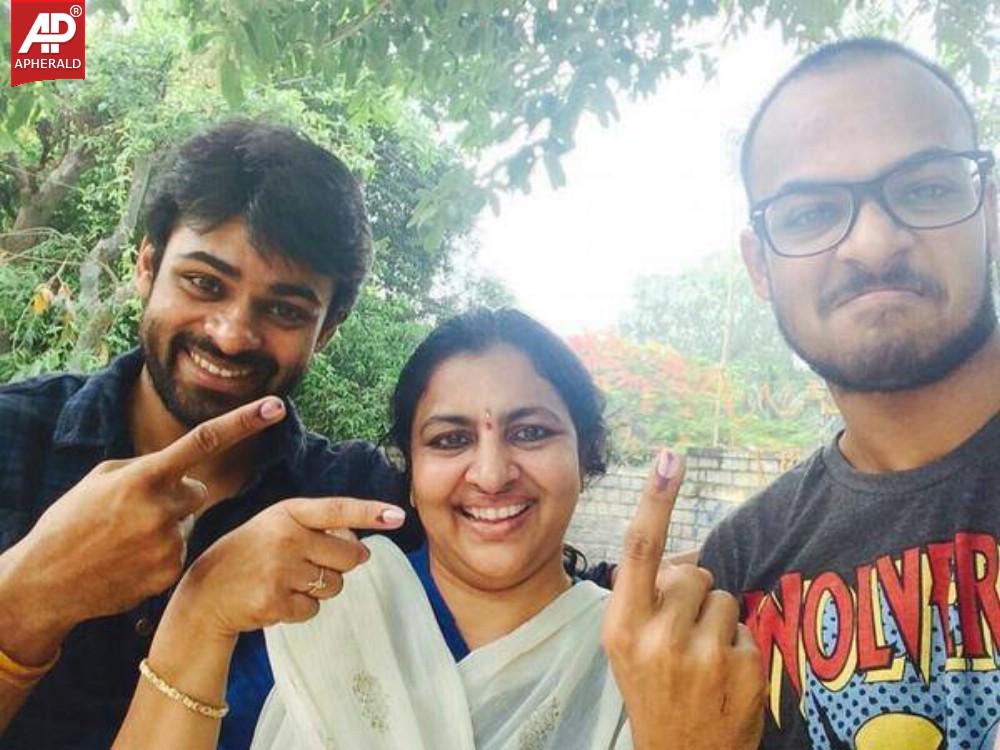 Tolly Celebs Votes for Lok Sabha Election 2014