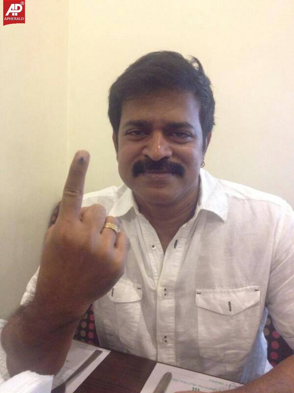 Tolly Celebs Votes for Lok Sabha Election 2014