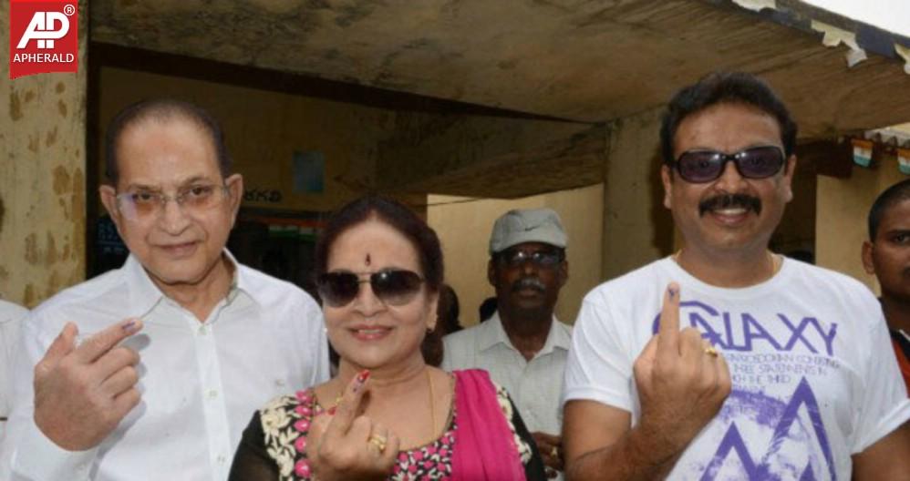 Tolly Celebs Votes for Lok Sabha Election 2014