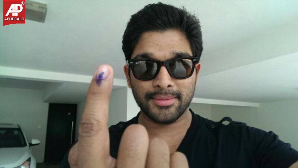 Tolly Celebs Votes for Lok Sabha Election 2014