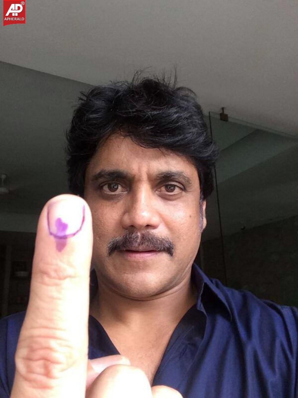 Tolly Celebs Votes for Lok Sabha Election 2014