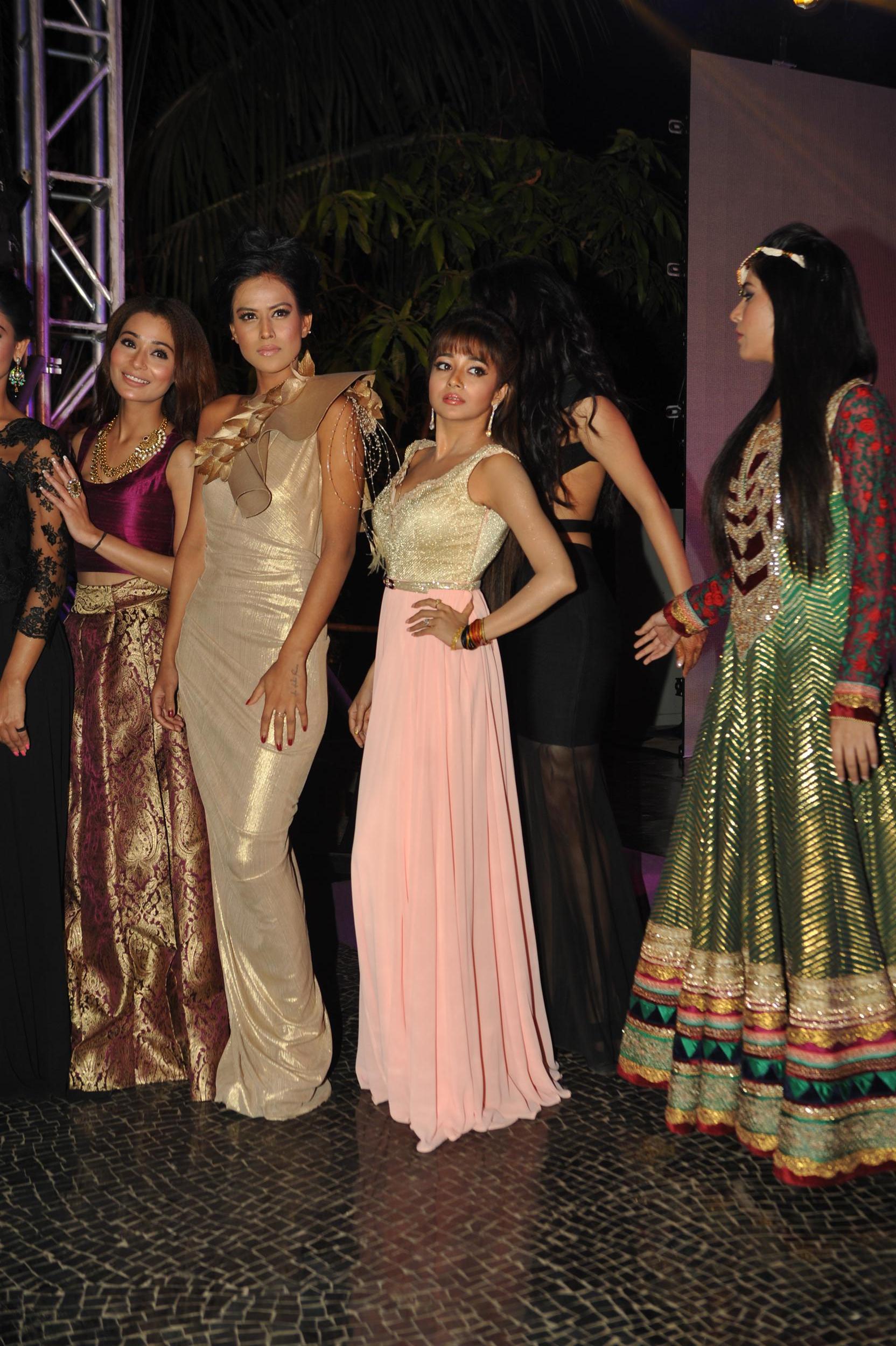 TV Actresses Walk The Ramp at The Launch of Telly Calendar 2015