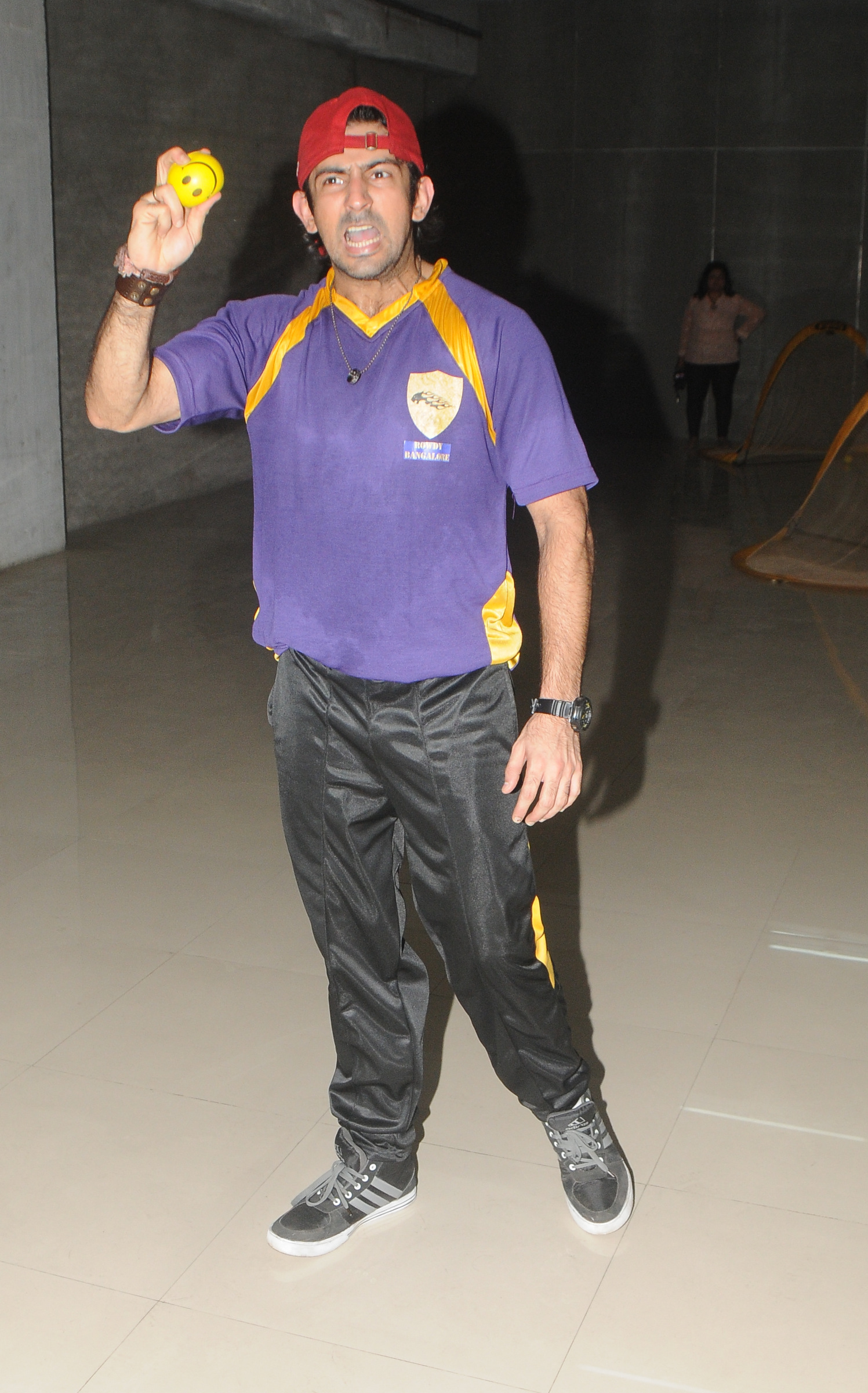 TV Celebs at BCL Team Rowdy Bangalore Match Practice