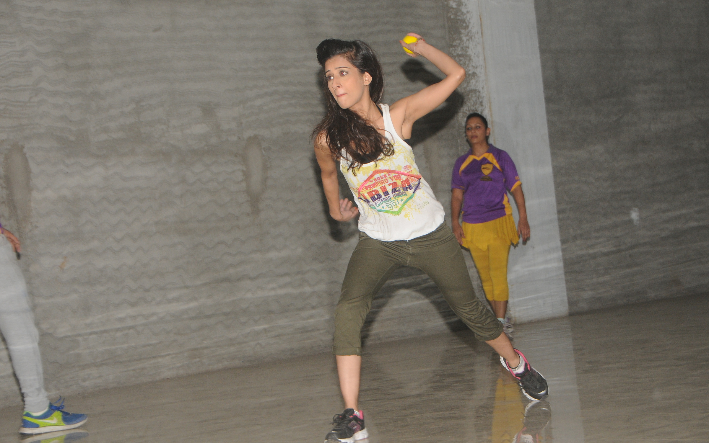 TV Celebs at BCL Team Rowdy Bangalore Match Practice