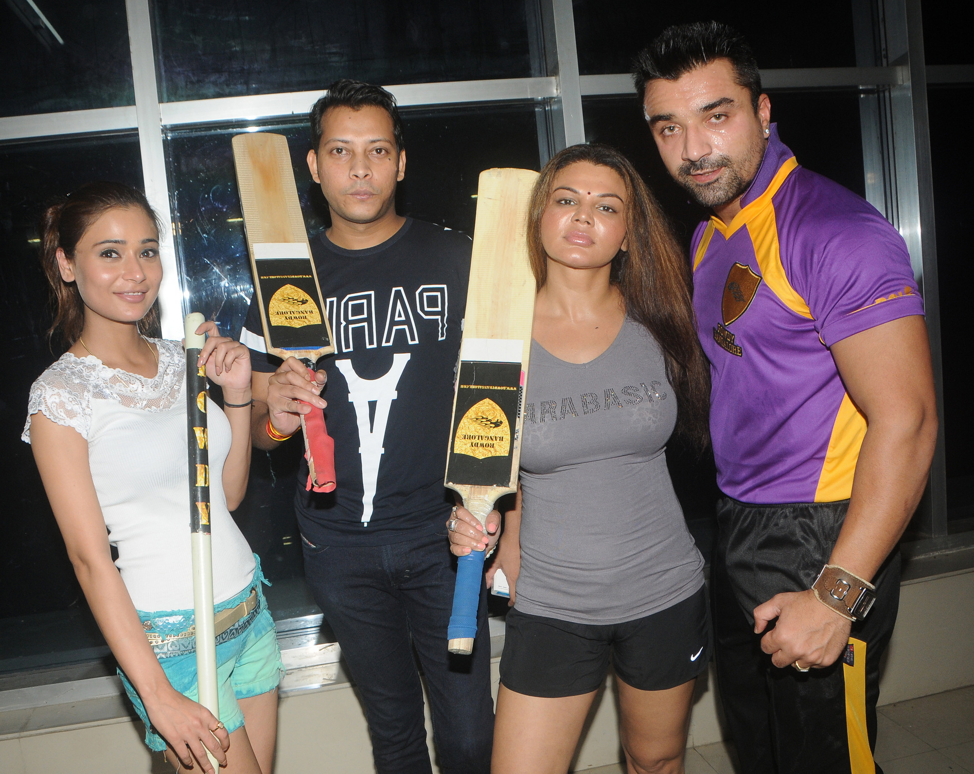 TV Celebs at BCL Team Rowdy Bangalore Match Practice