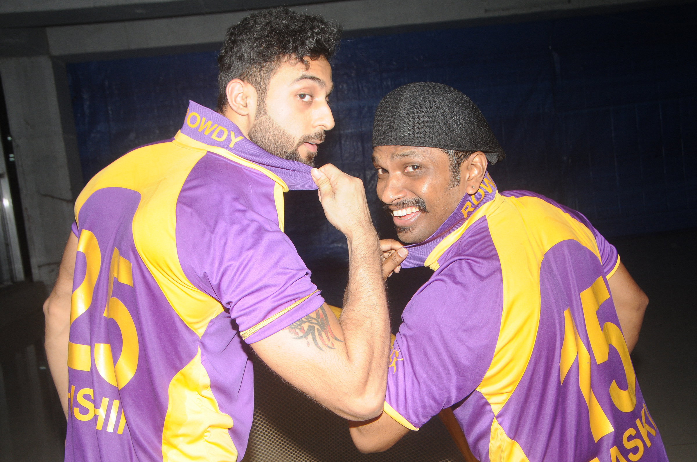 TV Celebs at BCL Team Rowdy Bangalore Match Practice