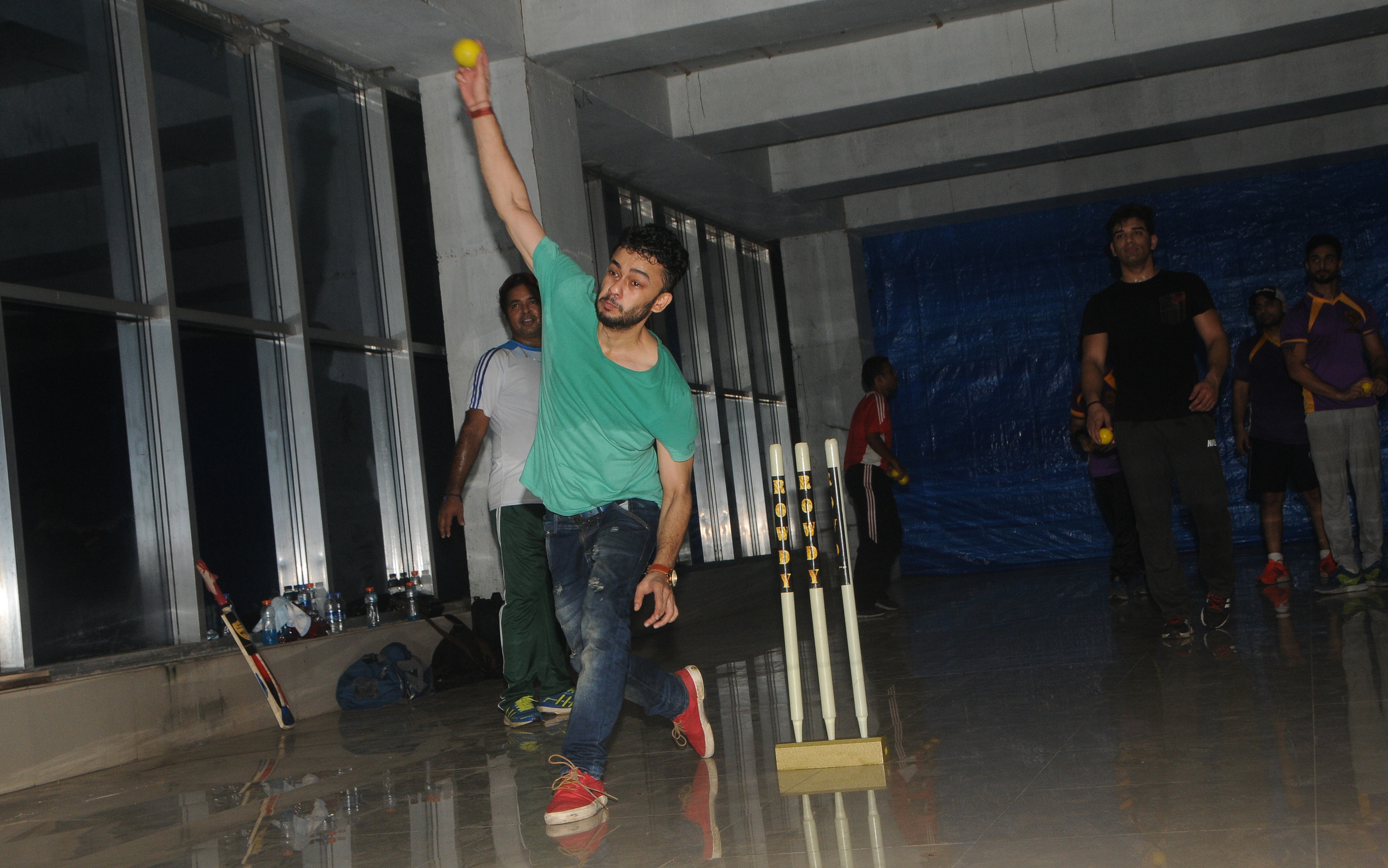 TV Celebs at BCL Team Rowdy Bangalore Match Practice