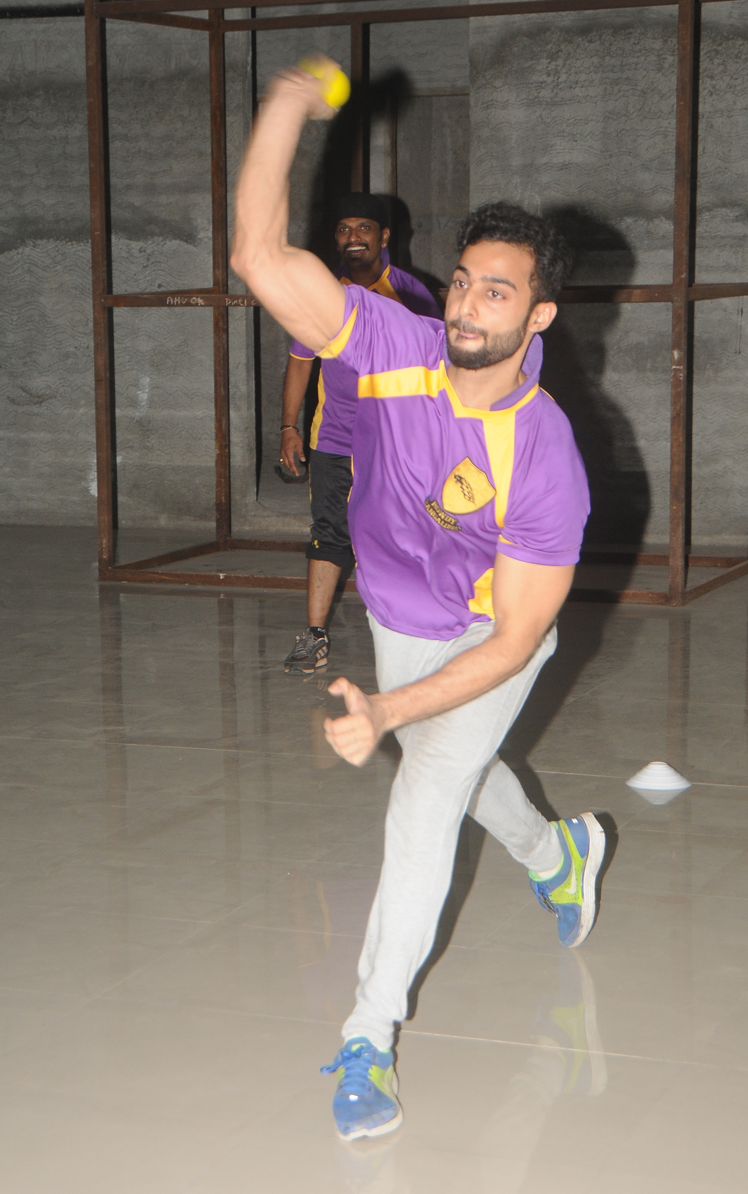 TV Celebs at BCL Team Rowdy Bangalore Match Practice