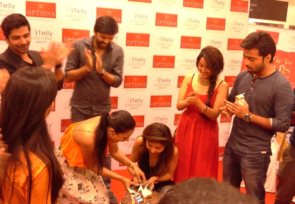 Tv Celebs Visit Options Mall Before Telly Calender Shoot