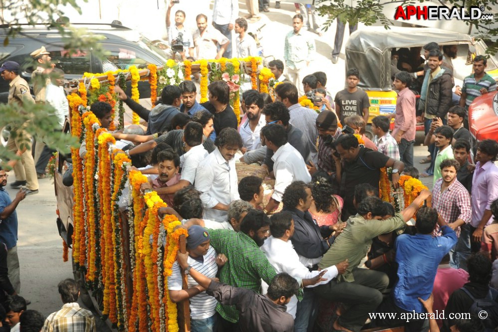 Uday Kiran Last Condolence Images