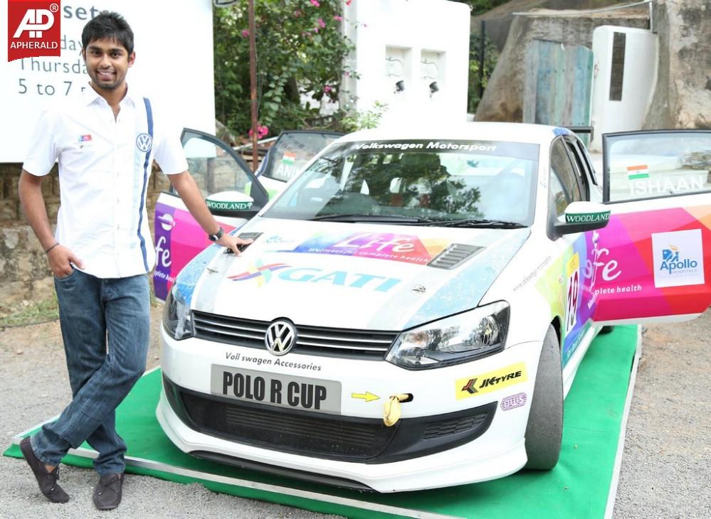 Upasana at Volkswagen Polo R Cup Event