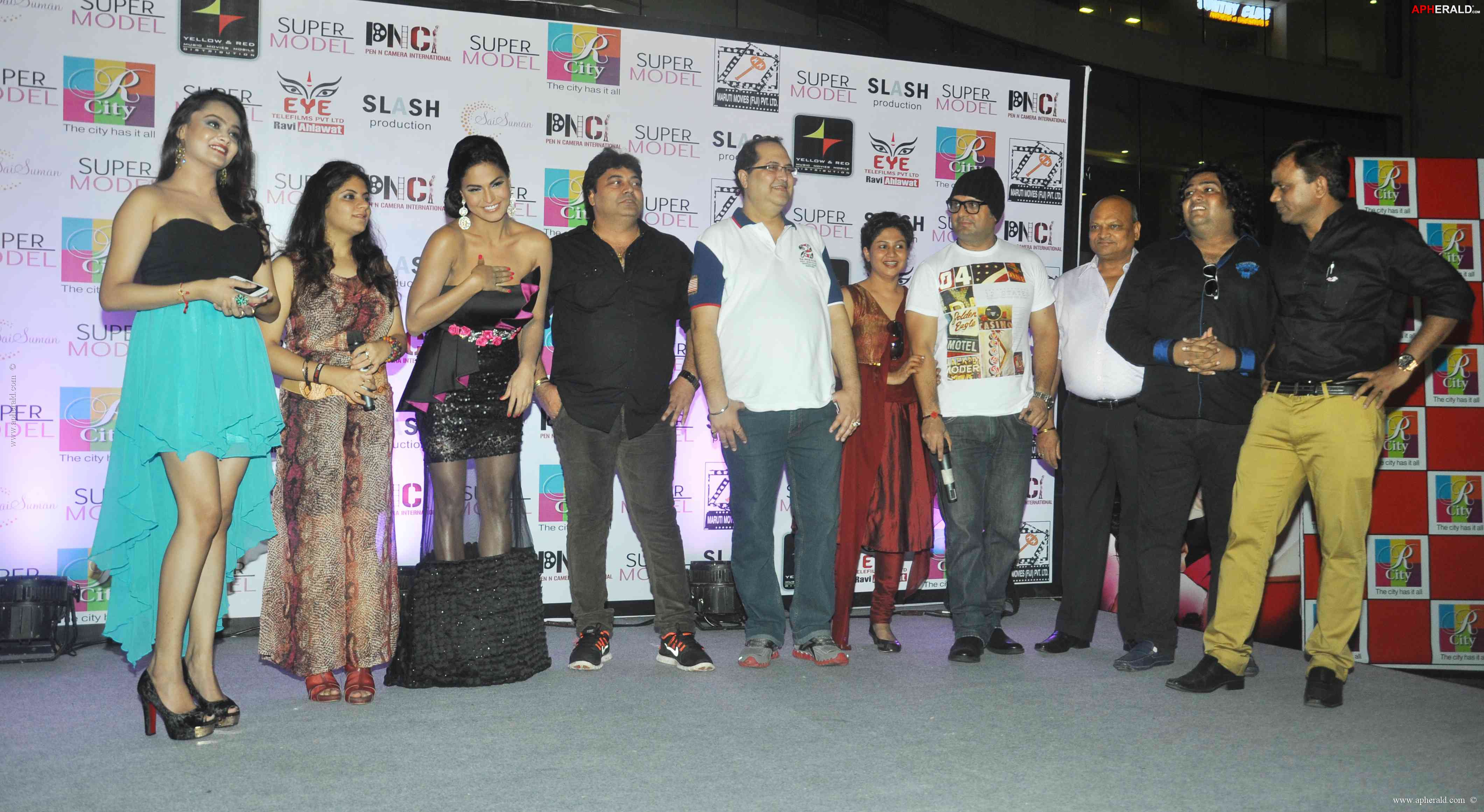 Veena Malik at Supermodel Music Launch