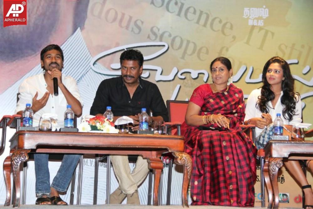 Velai Illa Pattadhari Pressmeet Stills