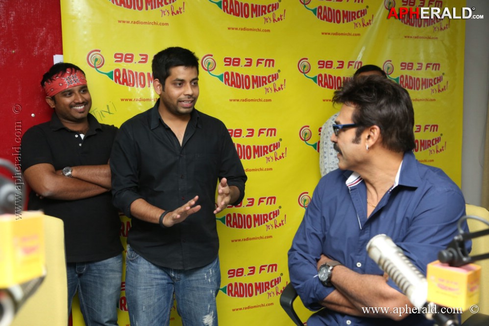 Venkatesh Promotes Masala at Radio Mirchi