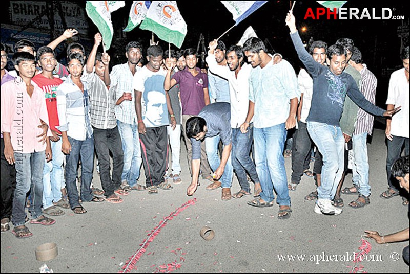 YS Jagan Mohan Bail Celebrations