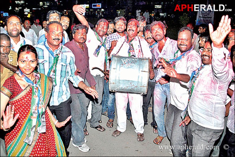 YS Jagan Mohan Bail Celebrations