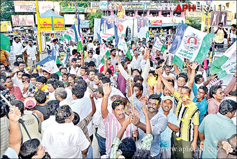 YS Jagan Mohan Bail Celebrations