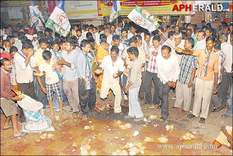 YS Jagan Mohan Bail Celebrations