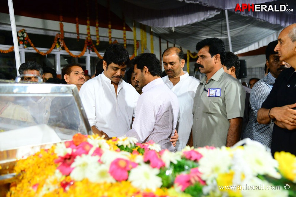 YS Jagan visited ANR