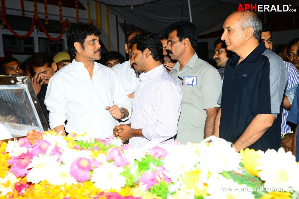 YS Jagan visited ANR