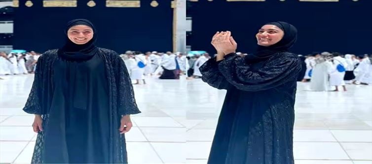 Sana Makbul reached Mecca to perform her first Umrah