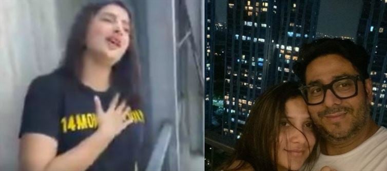 ব্যালকনিতে দাঁড়িয়ে গান গাইলেন শুভশ্রী